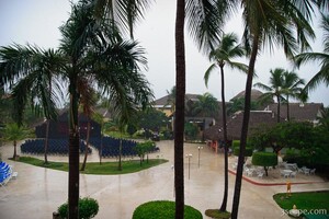 We had one day of rain, but the rest of the time was sunny and 85 degrees!