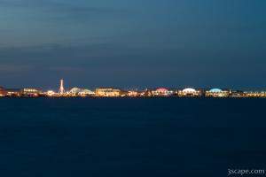 Navy Pier at dusk