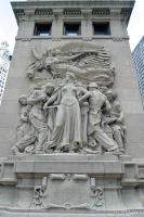 Facade of the Michigan Ave. bridge house