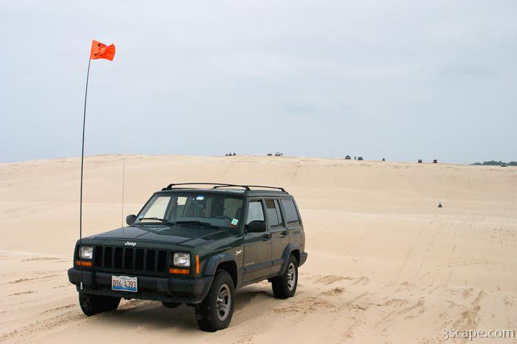 But my Jeep did do it!  You can see a few ridges behind me.