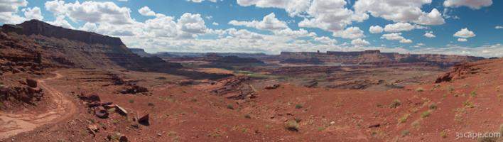 Panoramic view from Hurrah Pass