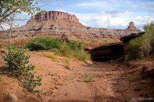 Dry stream bed