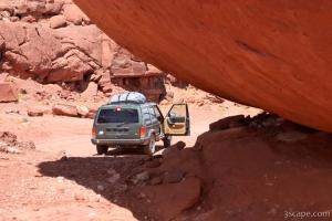 And it coming back to crush the Jeep!