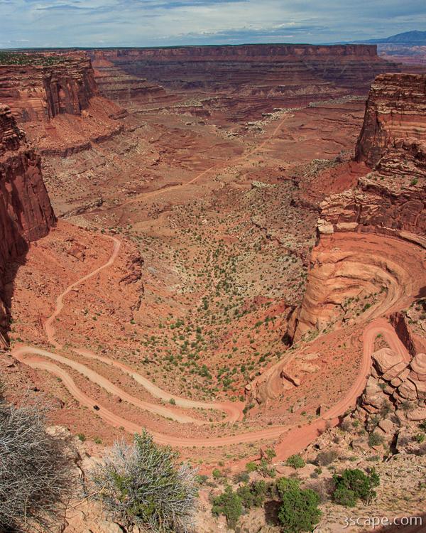 Shafer Trail switchbacks