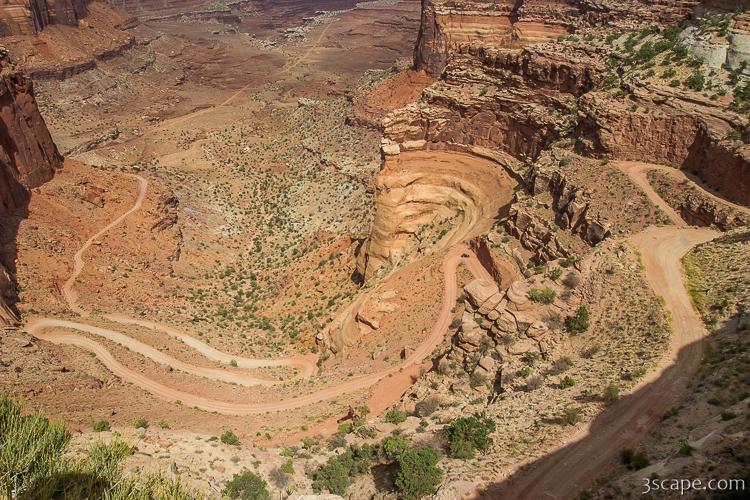 Shafer Trail switchbacks