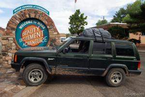 Next: Jeep back in Moab