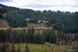 Geyser Pass road looping around