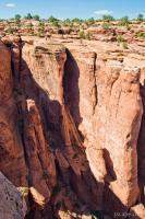 Tiny Mark at the top of Bull Canyon
