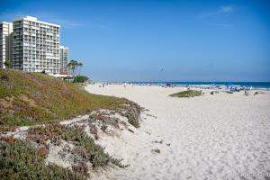 Beach near the Hotel Del Coronado