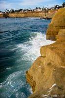 Rocky Pacific shoreline near San Diego
