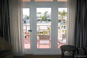View of the balcony
