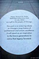 Mayor Richard M. Daley dedicated Millennium Park 16 July 2004 as a gift to the people of Chicago...  (at a cost of $475 Million)
