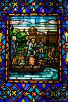 Next: Stained glass window at First United Methodist Church (Chicago Temple)