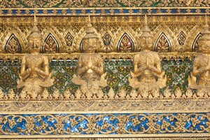 Detail of Phra Mondop Library