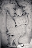 Thai figure in side of Wat Arun