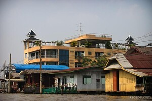 Condo along one of many canals (khlongs)
