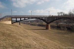 Grant Park walkway bridge
