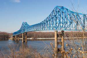 Savanna Sabula Bridge over Mississippi River