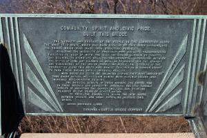 Savanna-Sabula Bridge Company dedication