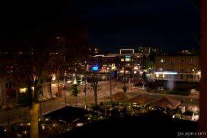 View of downtown Helmond from our hotel room