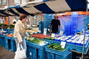 Fresh fruit at the weekend street market