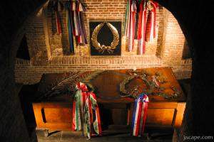 Burial site of bishop at New Church