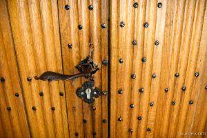 Ancient church door