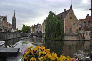 River Dijver, Church of Our Lady in the distance