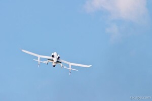 White Knight and SpaceShipOne kicking in the afterburner