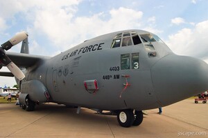 C-130 Hercules transport aircraft