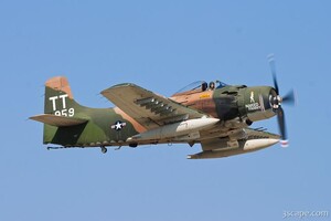 AD-4 Skyraider called 'Naked Fanny'