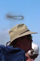 Old Jesus watching the air show