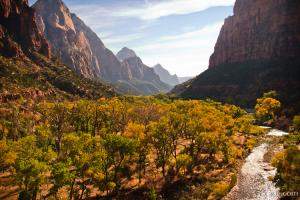 Zion Canyon and Virgin River