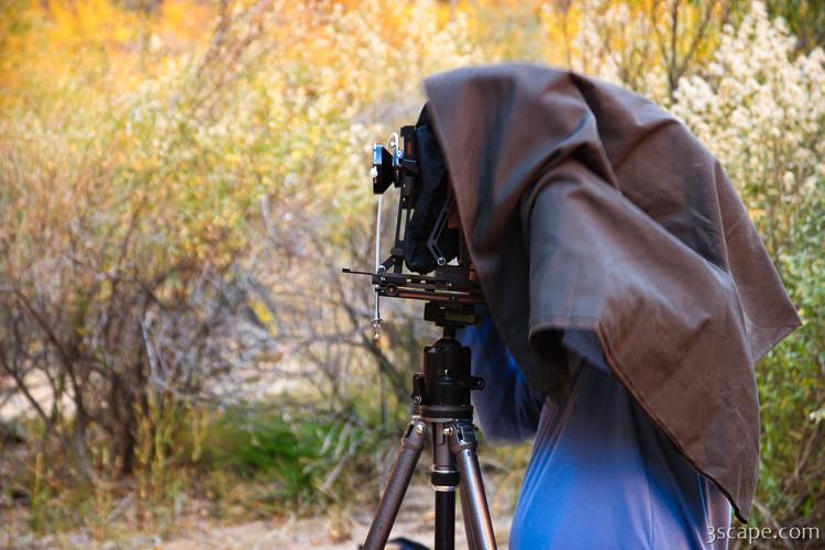 Large format photographer