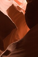 Inside the Antelope slot canyon