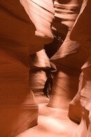 Inside the Antelope slot canyon