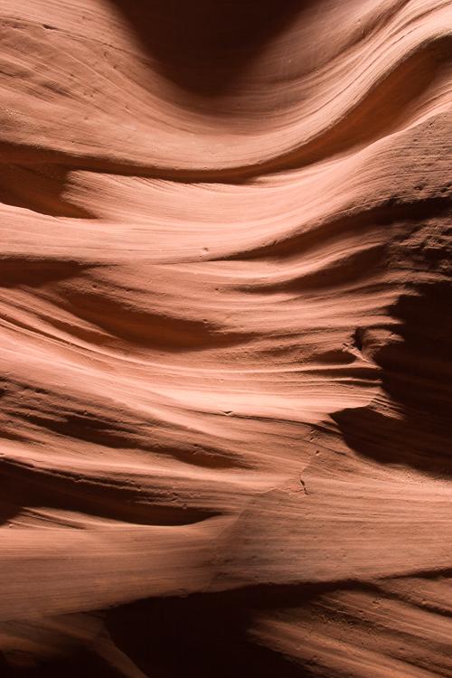 Inside the Antelope slot canyon