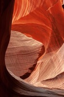 Inside the Antelope slot canyon