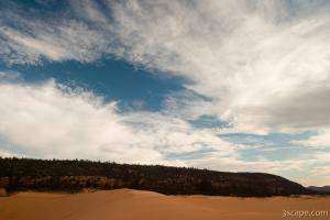 Skies over the sands