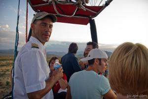 Our balloon pilot