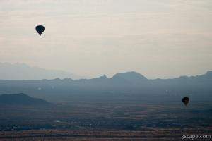Hot air balloons