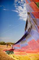 All done - the balloon is getting folded back up