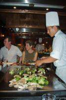 Hibachi chef at the resort's Japanese restuarant