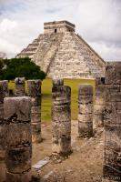 El Castillo from Temple of the Warriors