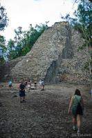 The main pyramid of Coba - taller than El Castillo