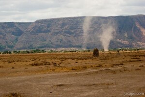 These dust devils were blowing around all over the place
