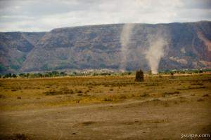 These dust devils were blowing around all over the place