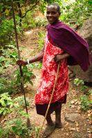 Maasai tribesman took us on a hike
