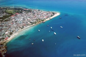 Stone Town from the air