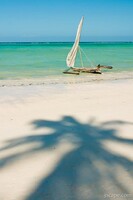 Local boat on the beach